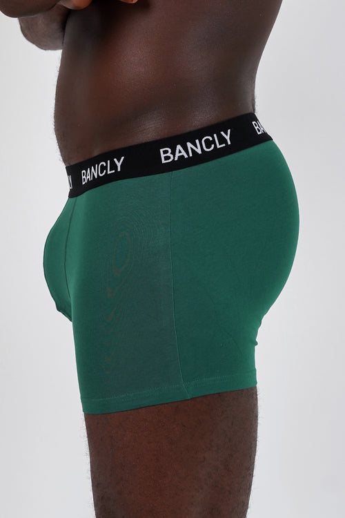FORREST GREEN - STRETCH COTTON BOXER BRIEFS