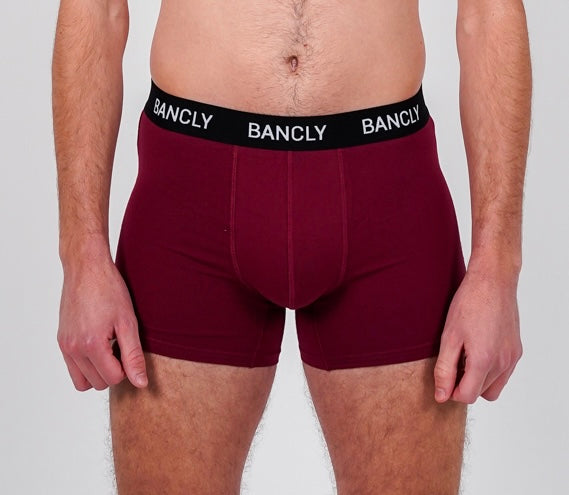 Bancly Boxers - Burgundy