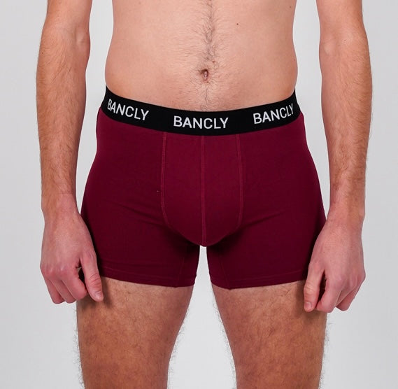 Bancly Boxers - Burgundy