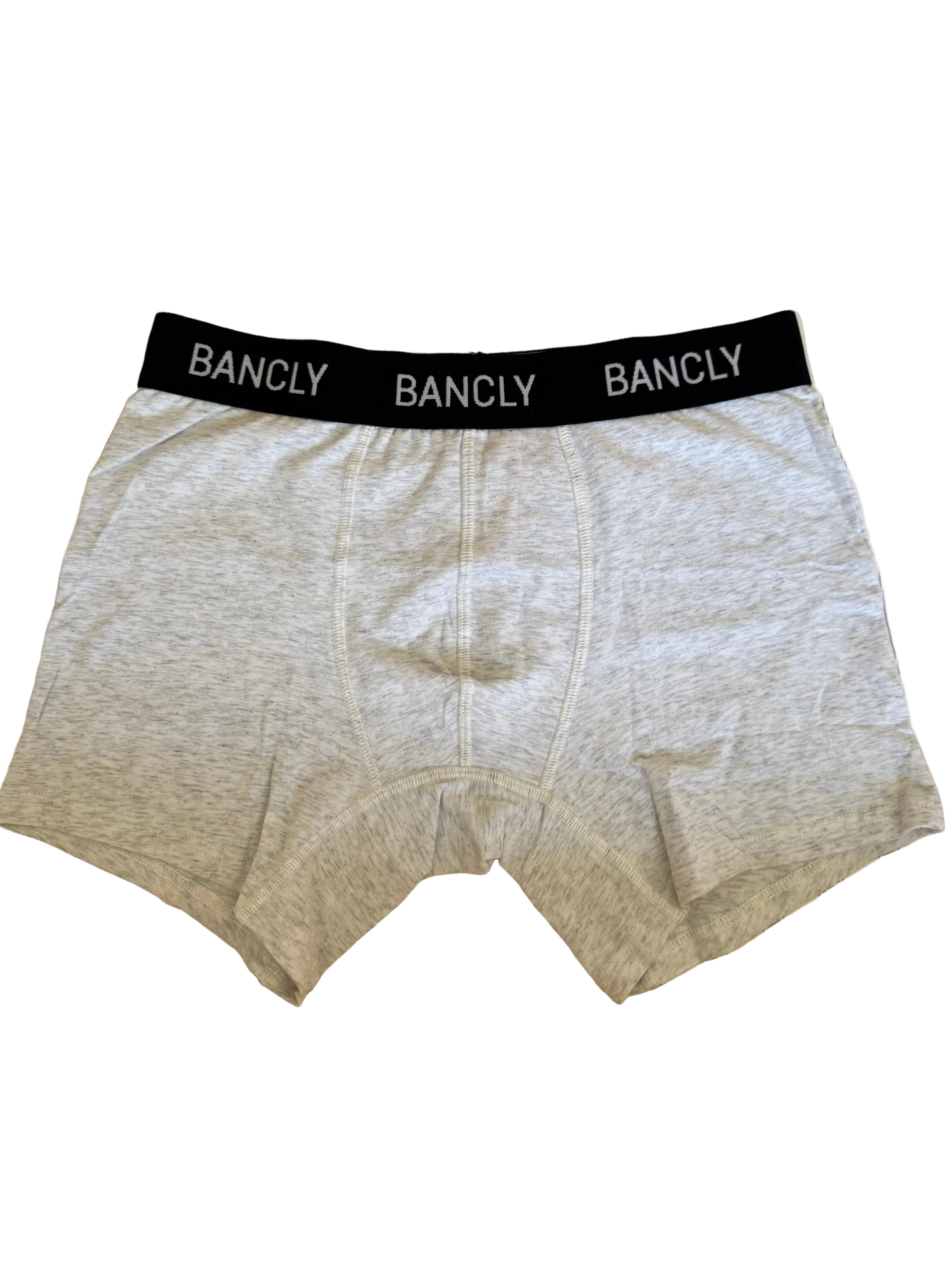 LIGHT GREY - STRETCH COTTON BOXER BRIEFS